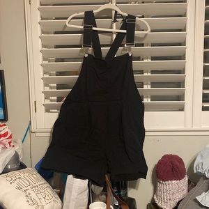 Black overalls